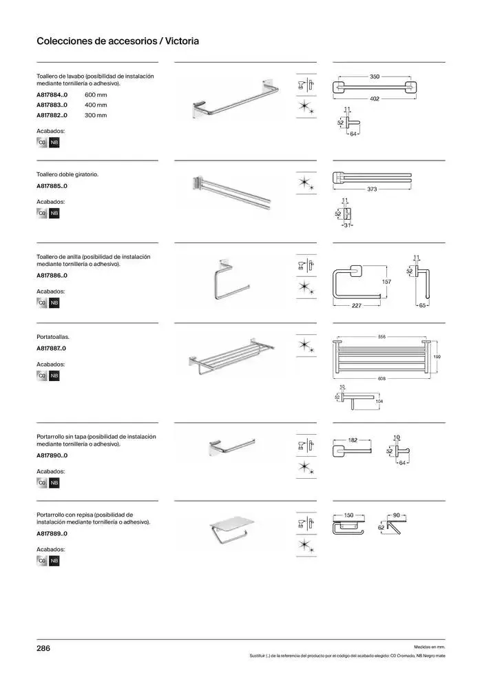 Catálogo de Colecciones de Baño, Muebles y Accesorios 9 de enero al 31 de diciembre 2025 - Página 288