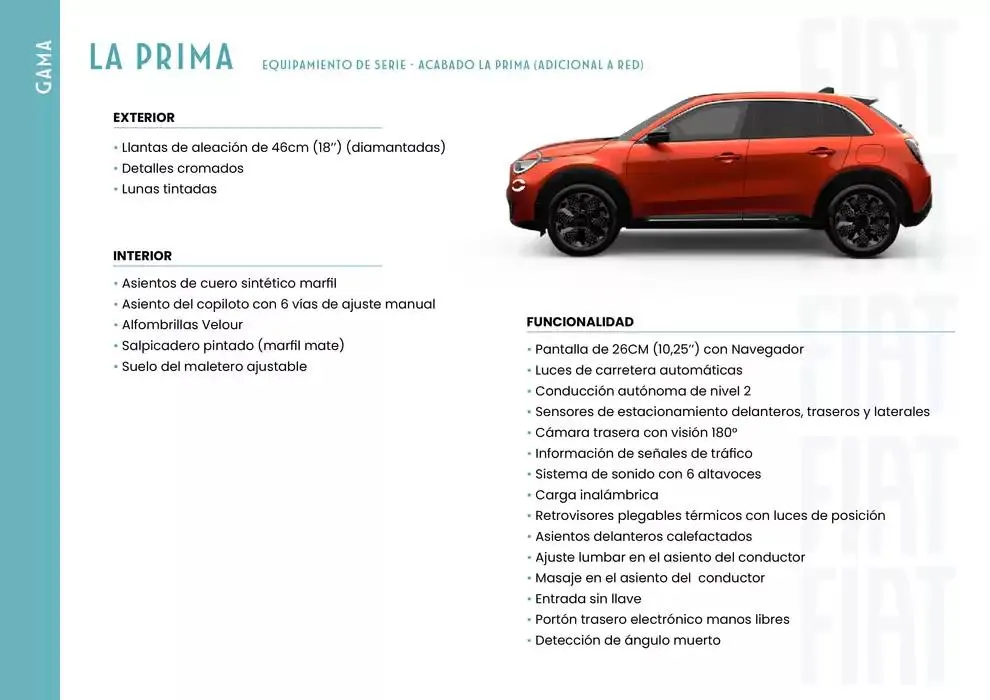 Catálogo de NUEVO fiat 600 ELÉCTRICO 6 de marzo al 31 de agosto 2025 - Página 6