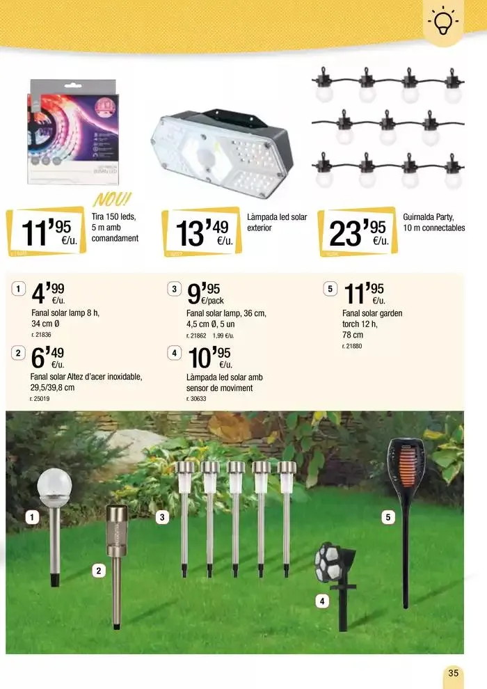 Catálogo de Catàleg vàlid del 18 de març al 25 d’agost 18 de marzo al 25 de agosto 2025 - Página 35