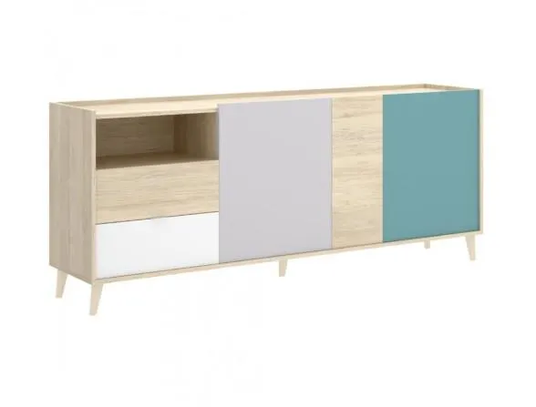 APARADOR 3 PUERTAS Y 2 CAJONES OVAN