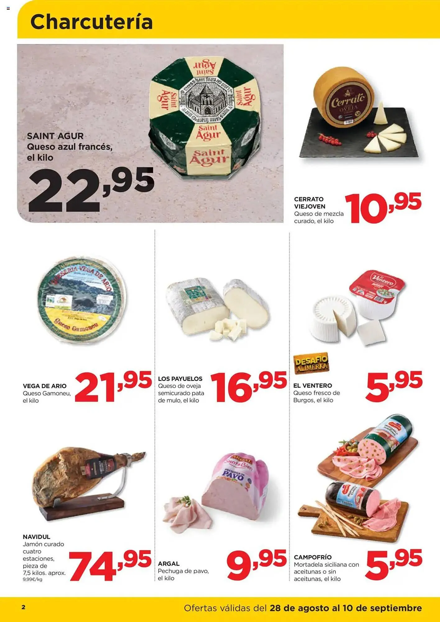 Catálogo de Folleto Alimerka 28 de agosto al 10 de septiembre 2025 - Página 2