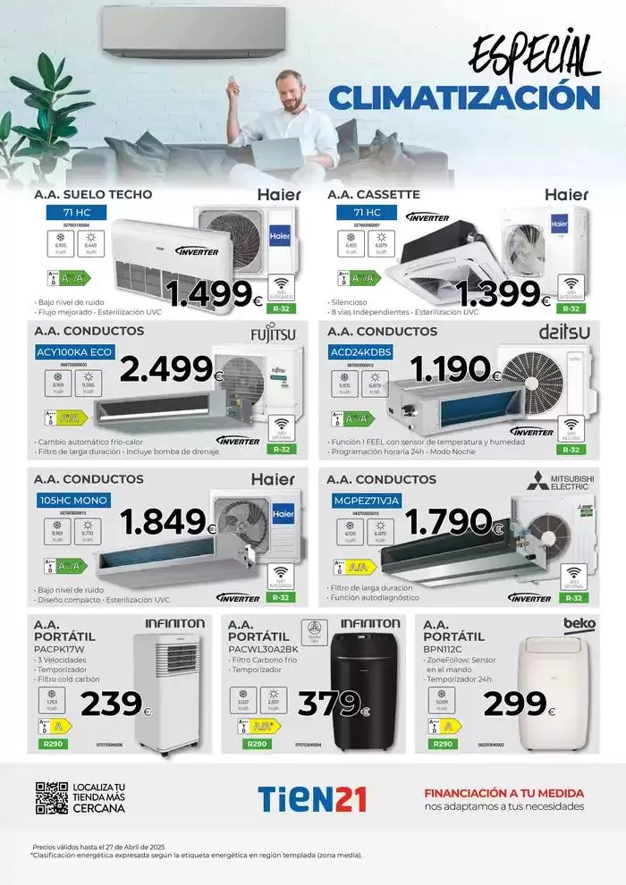 Catálogo de Folleto Especial Climatización 3 de abril al 27 de abril 2025 - Página 4