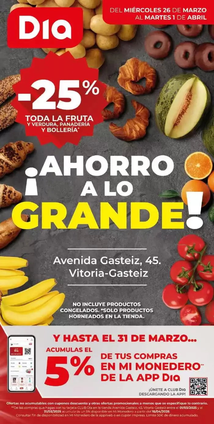 Catálogo de Ahorro a lo grande del 26/03 al 01/04  26 de marzo al 1 de abril 2025 - Página 1
