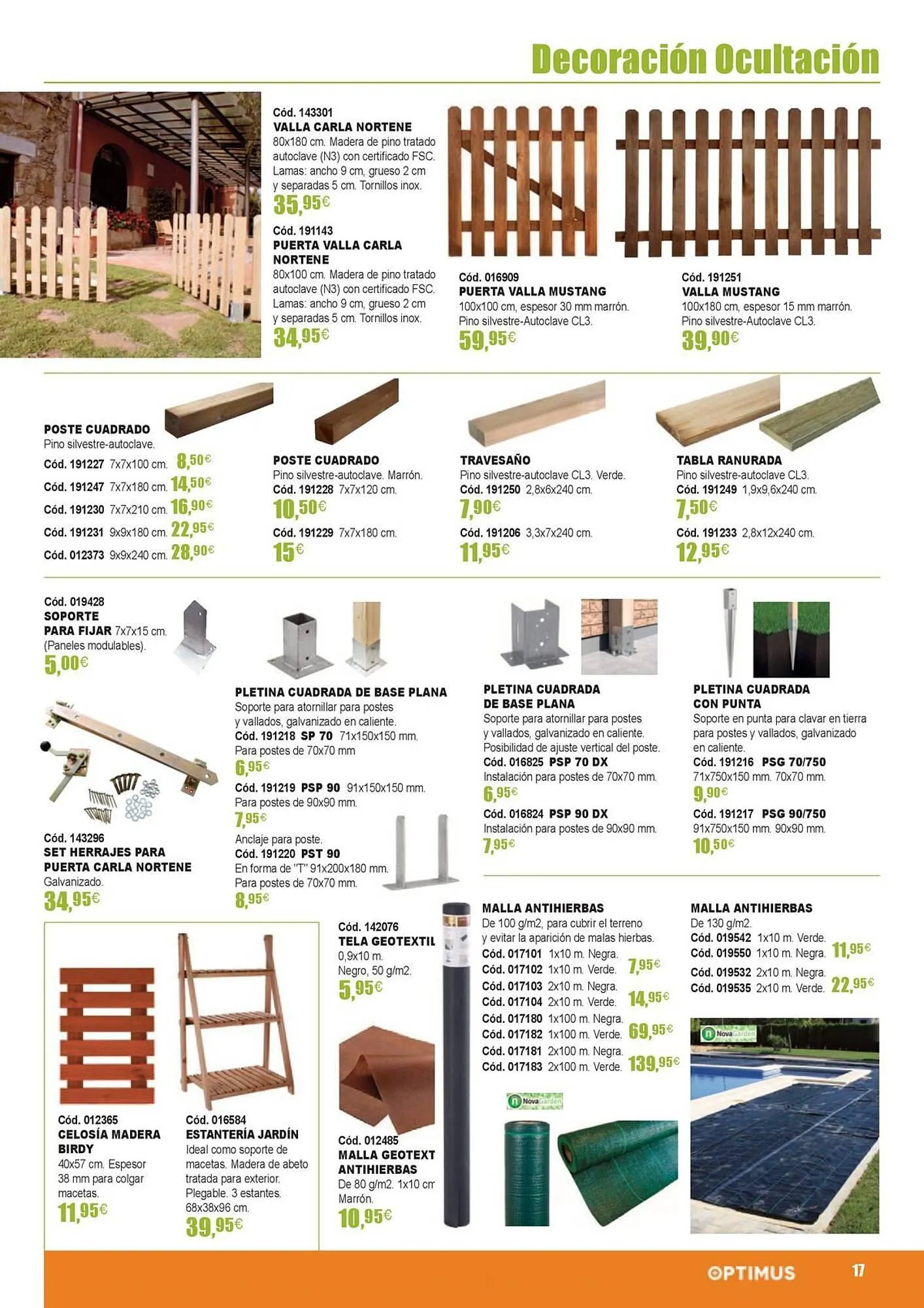 Catálogo de Folleto Optimus 21 de marzo al 31 de agosto 2024 - Página 17