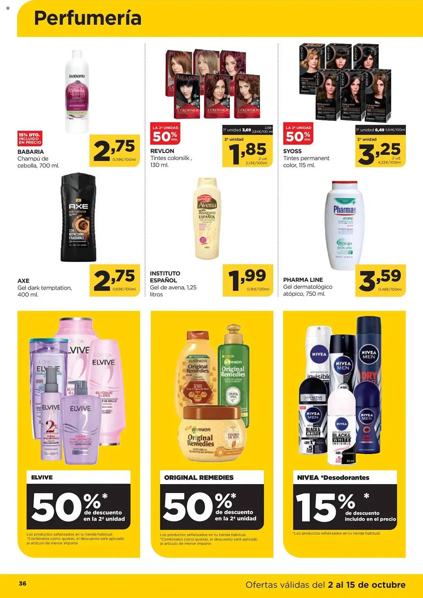 Catálogo de Folleto Alimerka 2 de octubre al 15 de octubre 2025 - Página 36
