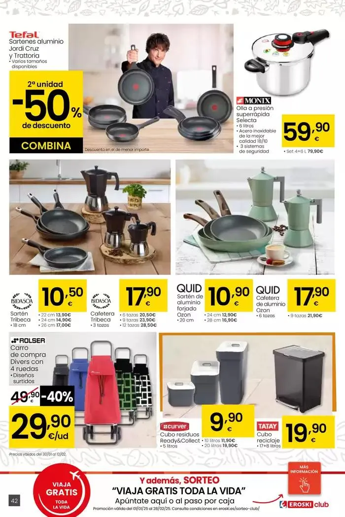 Catálogo de Más de 2000 productos, SIEMPRE A BUEN PRECIO HIPERMERCADOS EROSKI 30 de enero al 11 de febrero 2025 - Página 42