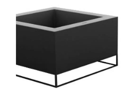 Macetero Vondom cuadrado By Ramón Esteve 60x60x40 cm