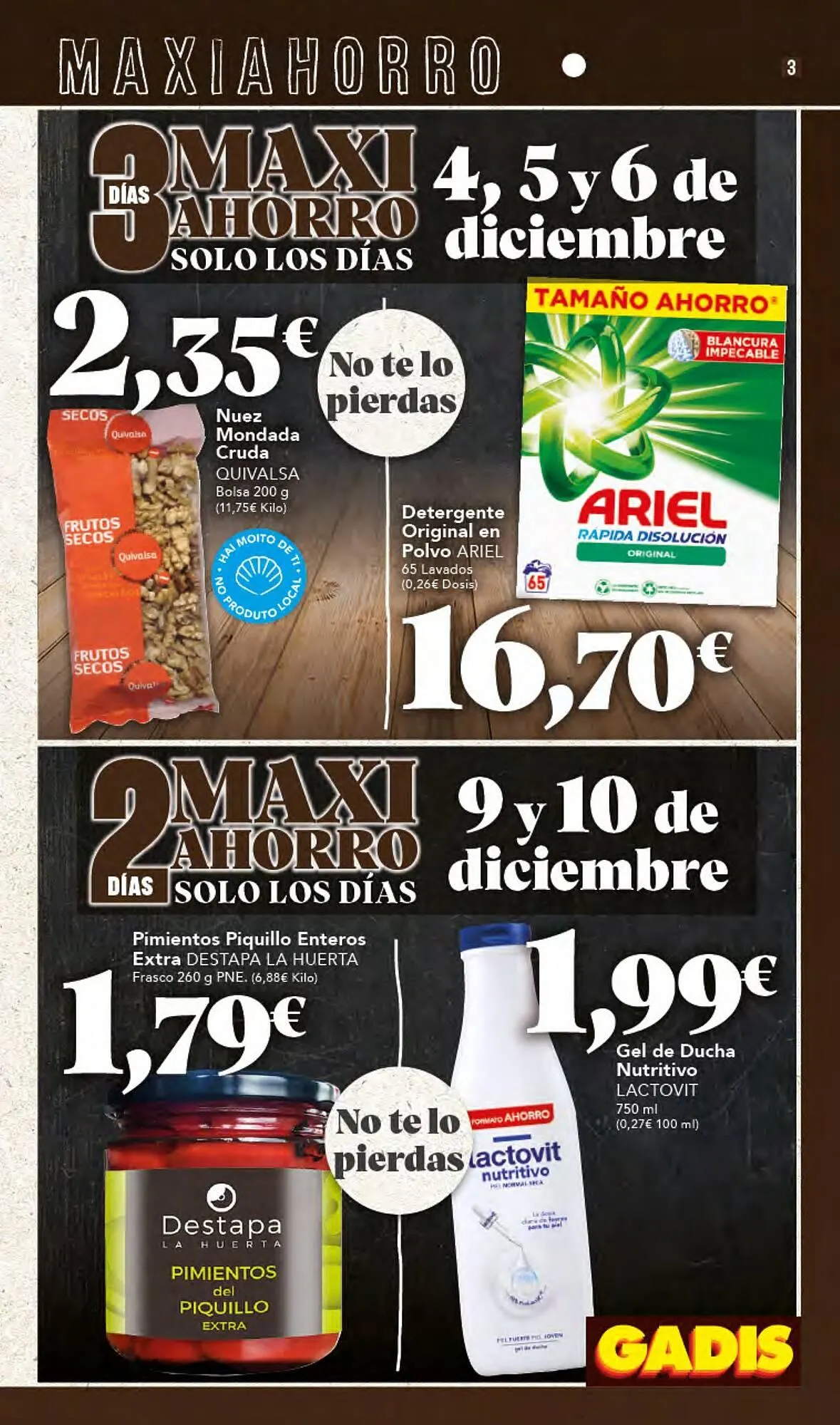 Catálogo de Folleto Gadis 4 de diciembre al 10 de diciembre 2025 - Página 3