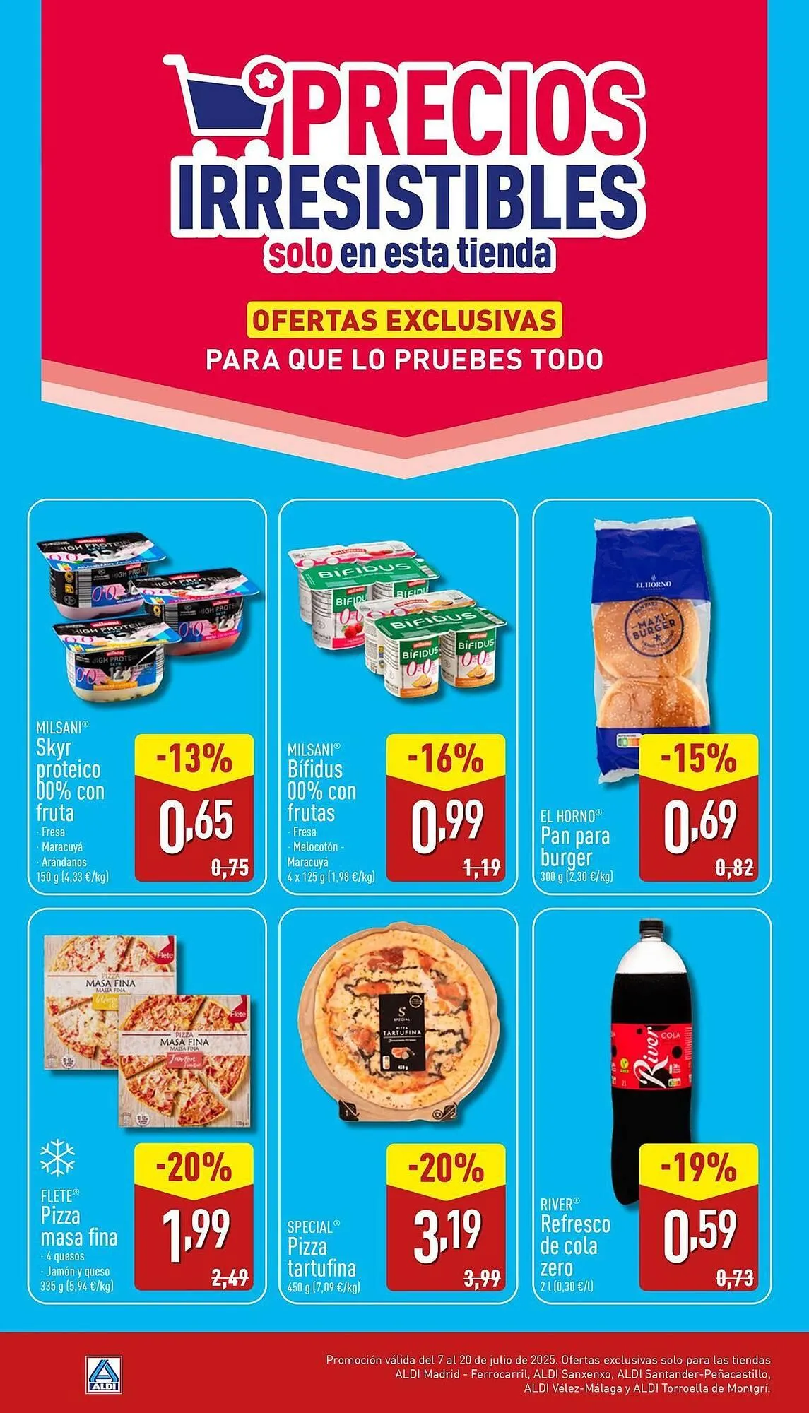 Catálogo de Folleto ALDI 7 de julio al 20 de julio 2025 - Página 1