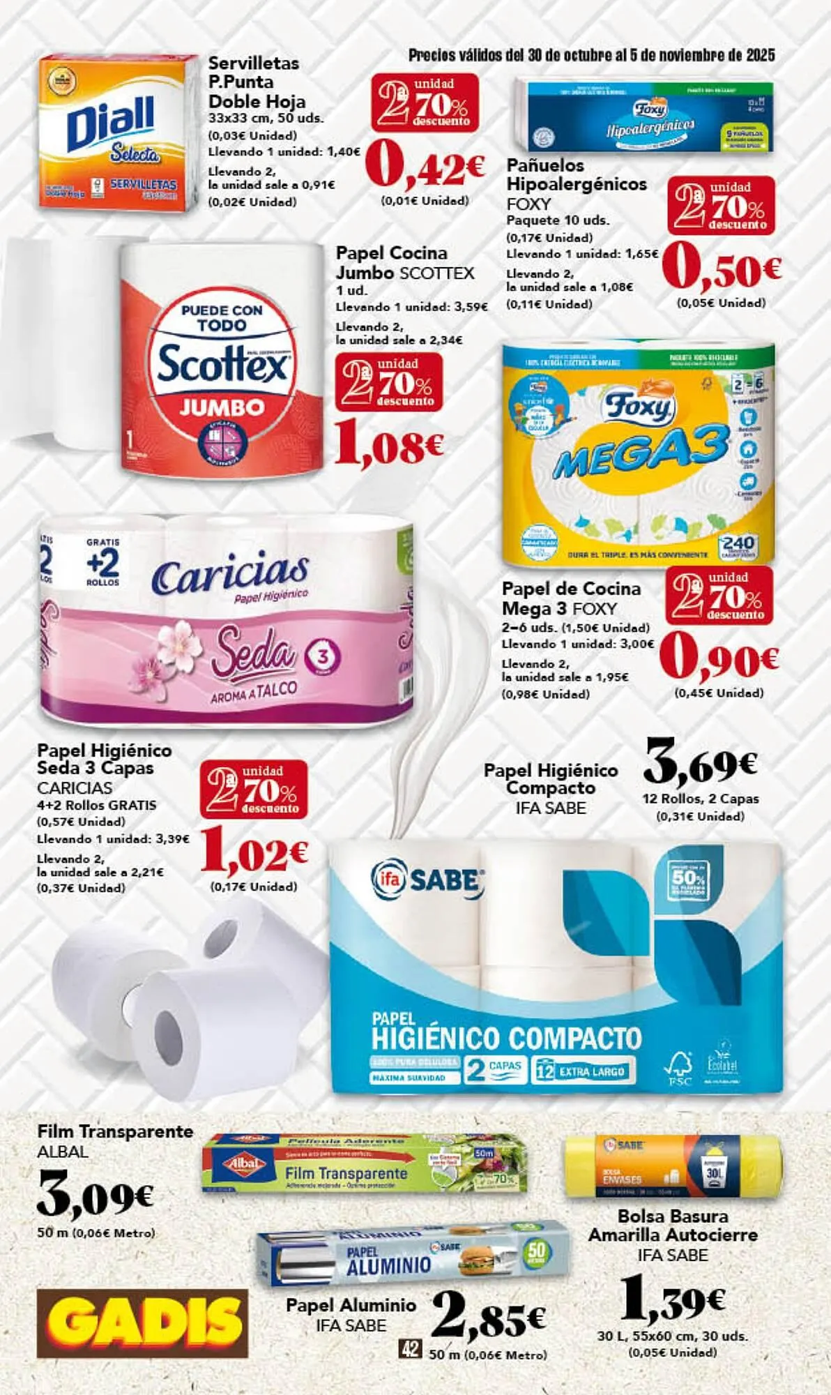 Catálogo de Folleto Gadis 30 de octubre al 5 de noviembre 2025 - Página 42