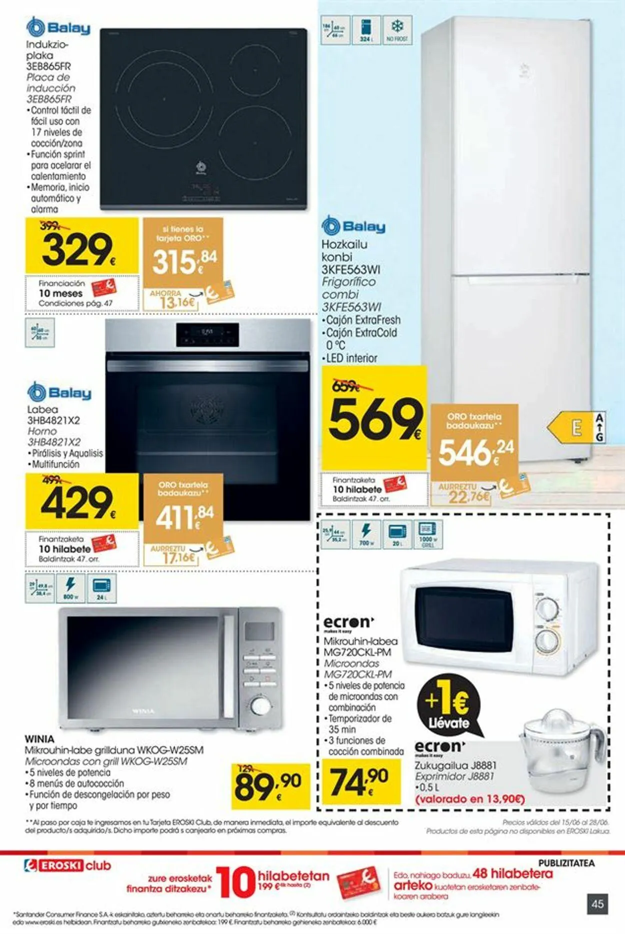 Catálogo de Eroski Oferta actual 13 de mayo al 27 de mayo 2025 - Página 45