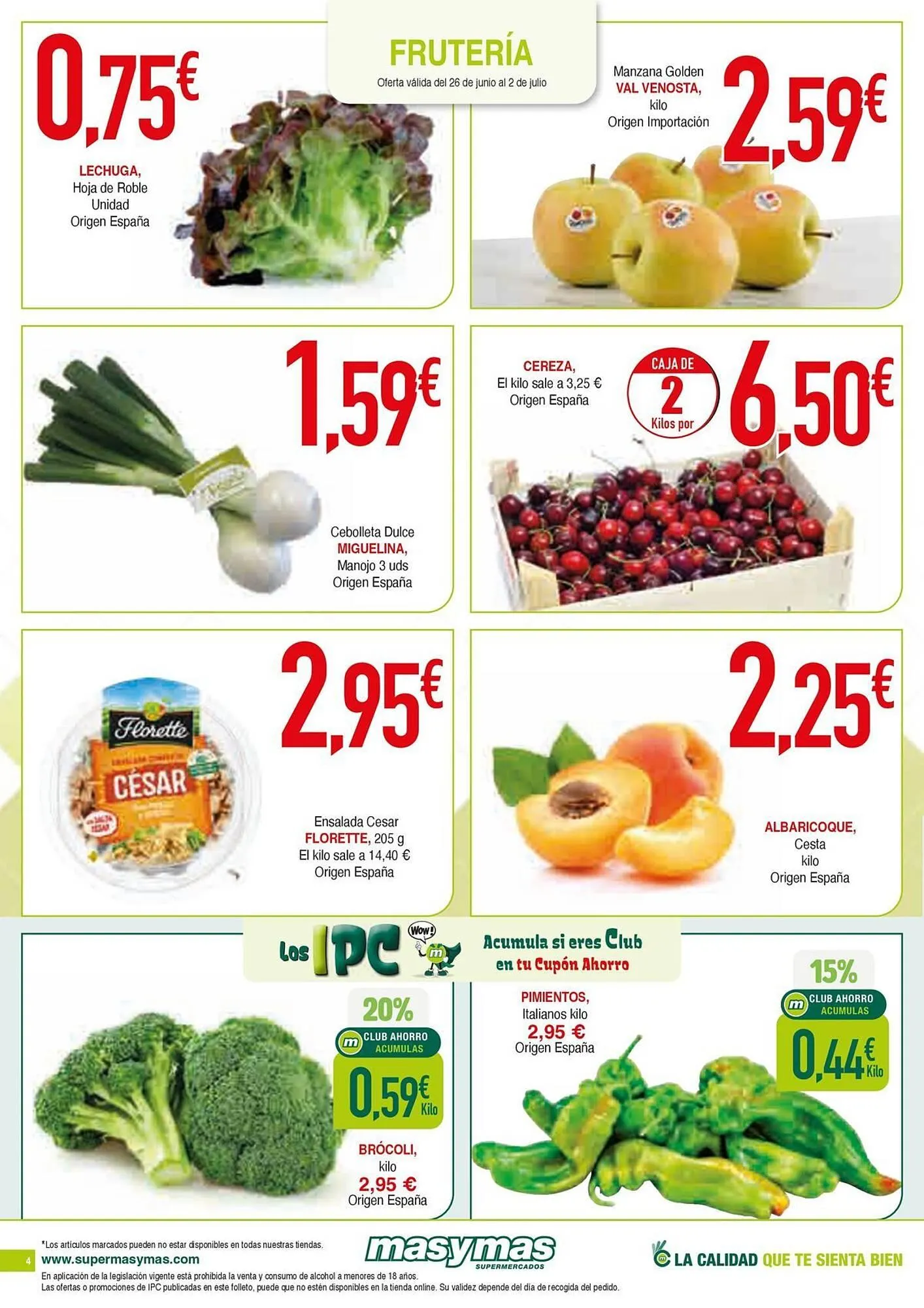 Catálogo de Folleto Masymas 26 de junio al 30 de julio 2025 - Página 4