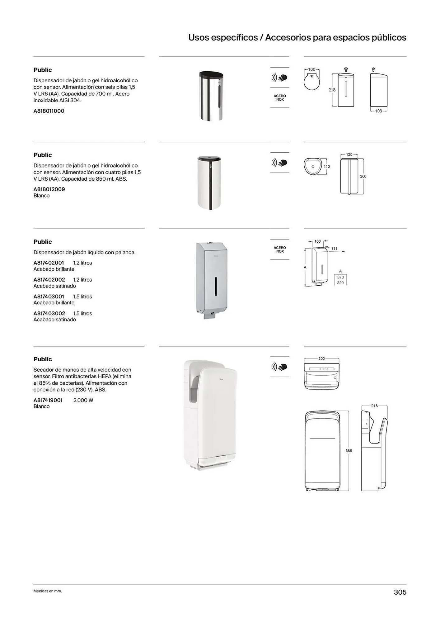 Catálogo de Folleto Roca 21 de noviembre al 31 de diciembre 2023 - Página 307