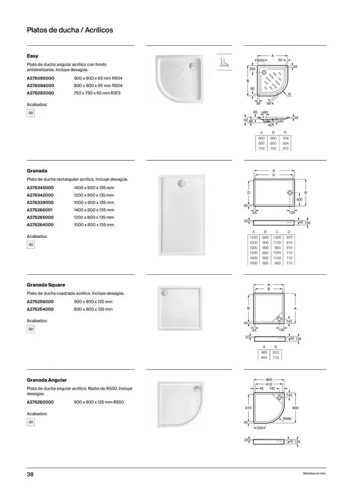 Catálogo de Platos de Ducha, Bañeras y Mamparas 9 de enero al 31 de diciembre 2025 - Página 40