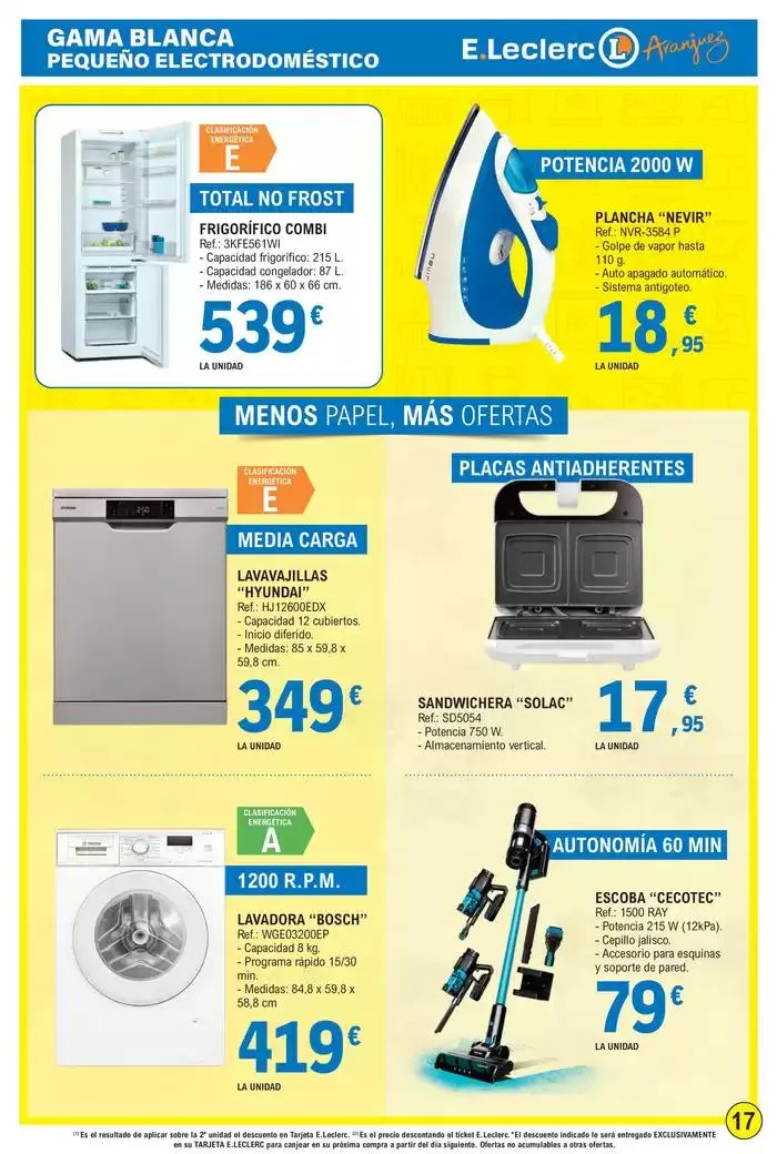 Catálogo de Menos papel Más ofertas 2 de abril al 13 de abril 2025 - Página 17