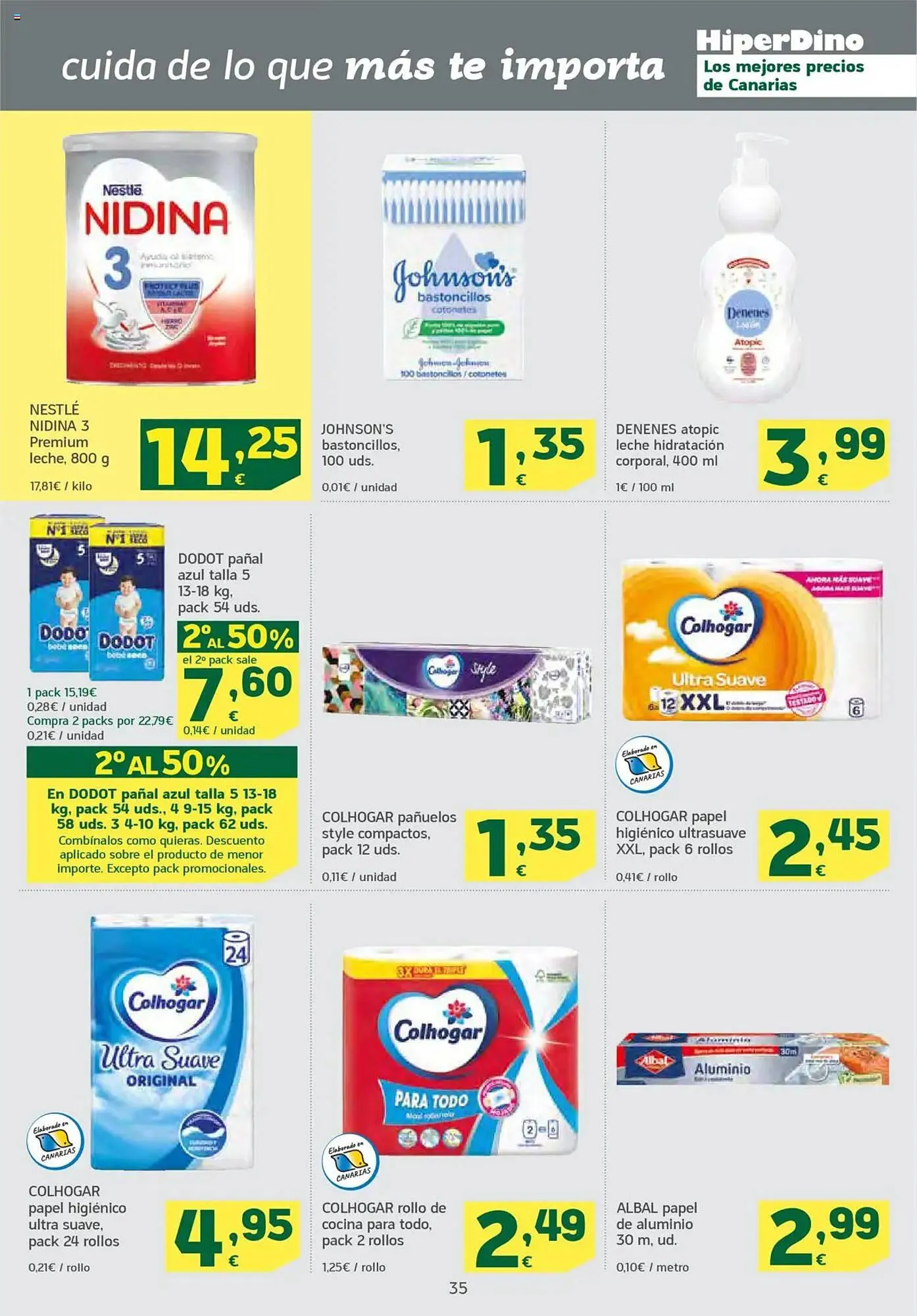 Catálogo de Folleto HiperDino 26 de agosto al 8 de septiembre 2025 - Página 35