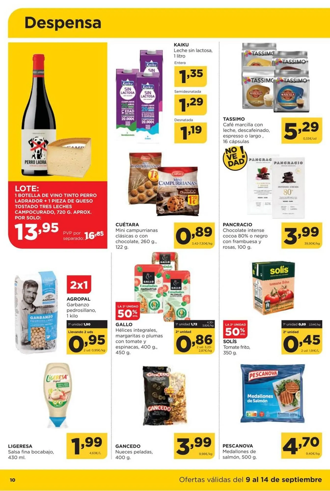 Catálogo de Folleto Alimerka 9 de septiembre al 14 de septiembre 2025 - Página 10