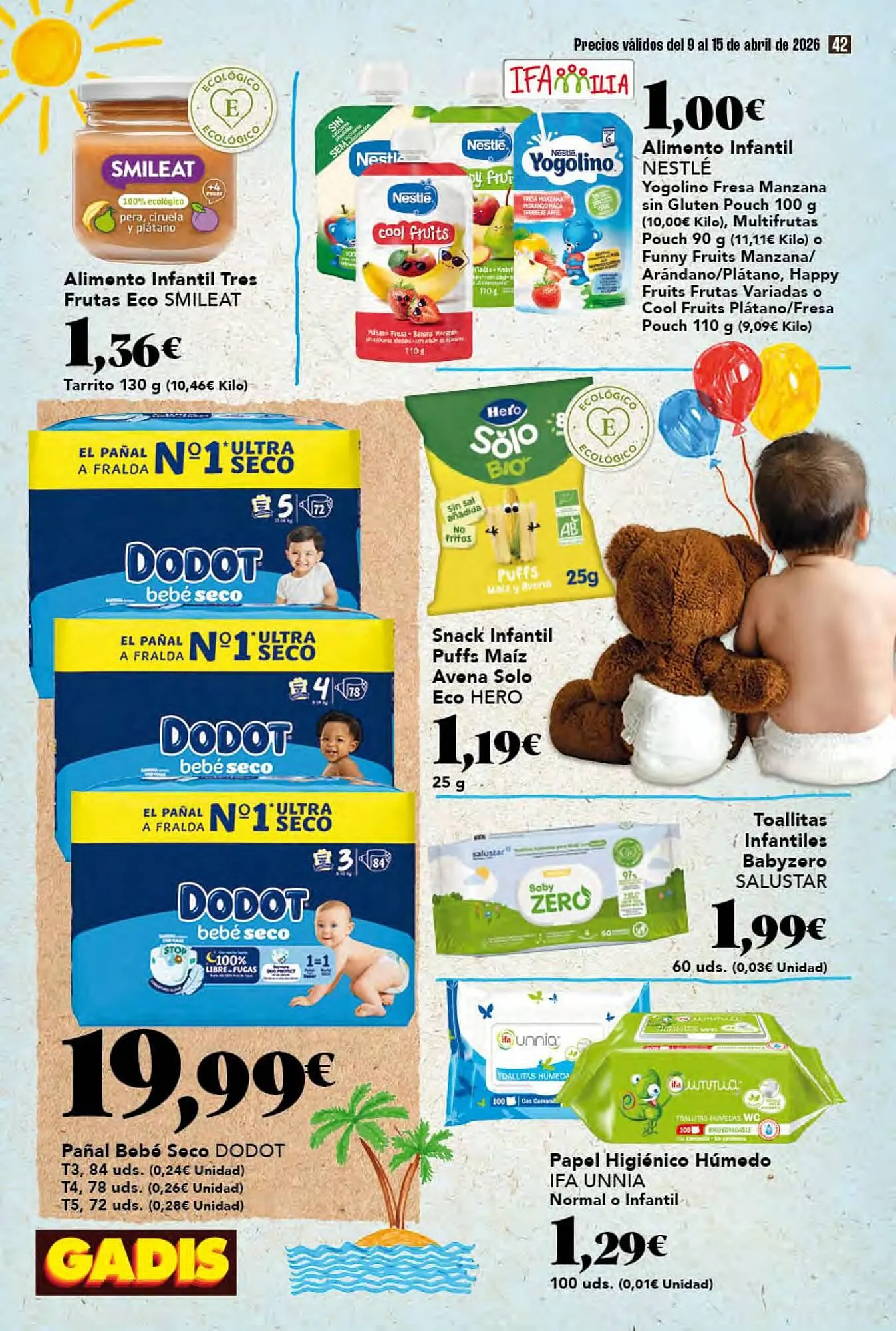 Catálogo de Folleto Gadis 9 de abril al 15 de abril 2026 - Página 42