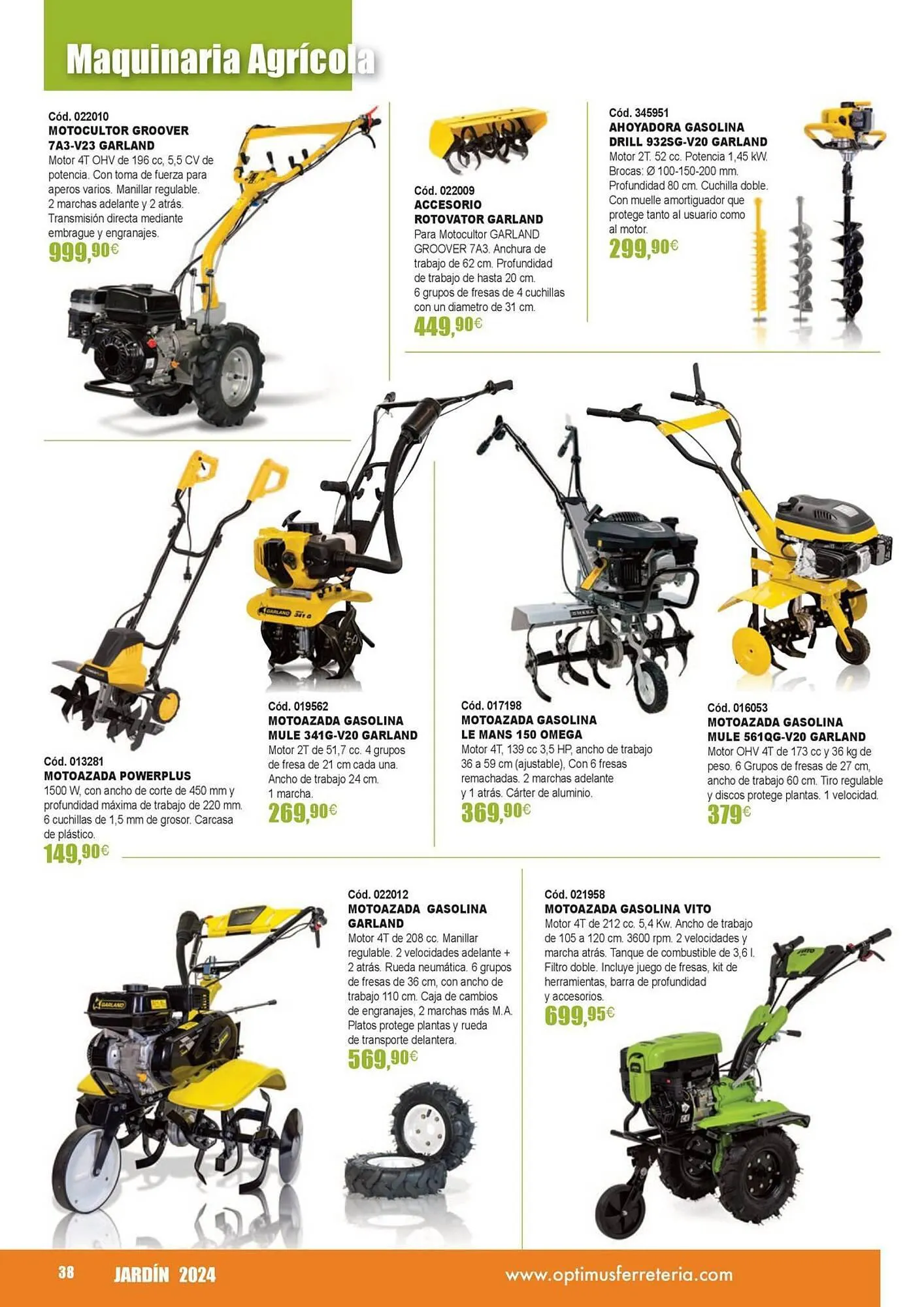 Catálogo de Folleto Optimus 21 de marzo al 31 de agosto 2024 - Página 38