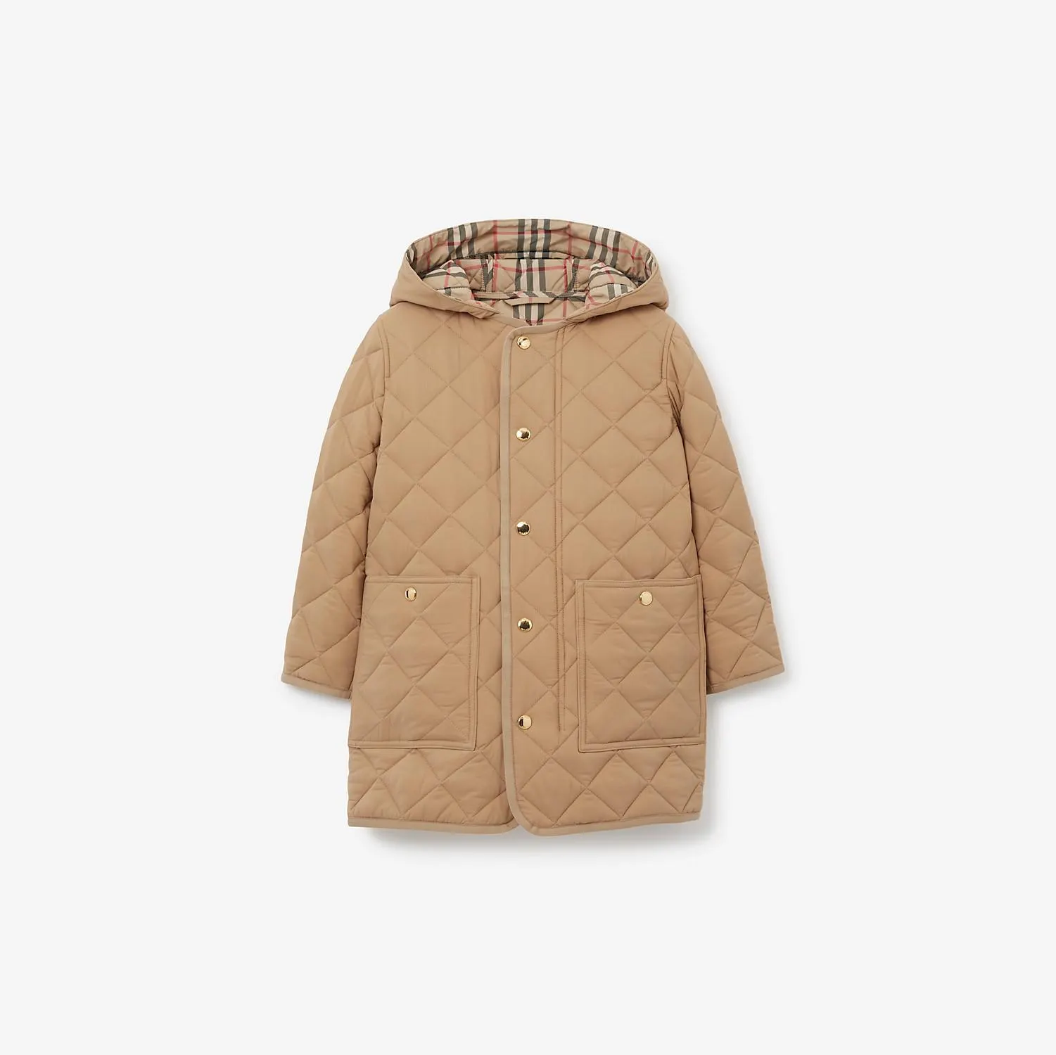 Abrigo acolchado en nailon