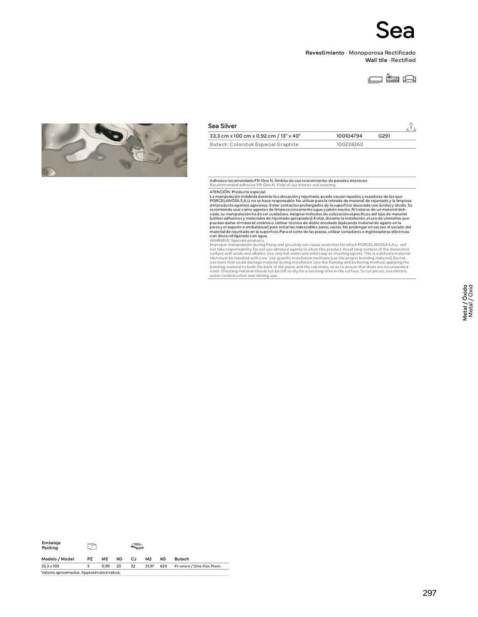 Catálogo de Folleto Porcelanosa 4 de enero al 1 de enero 2024 - Página 299