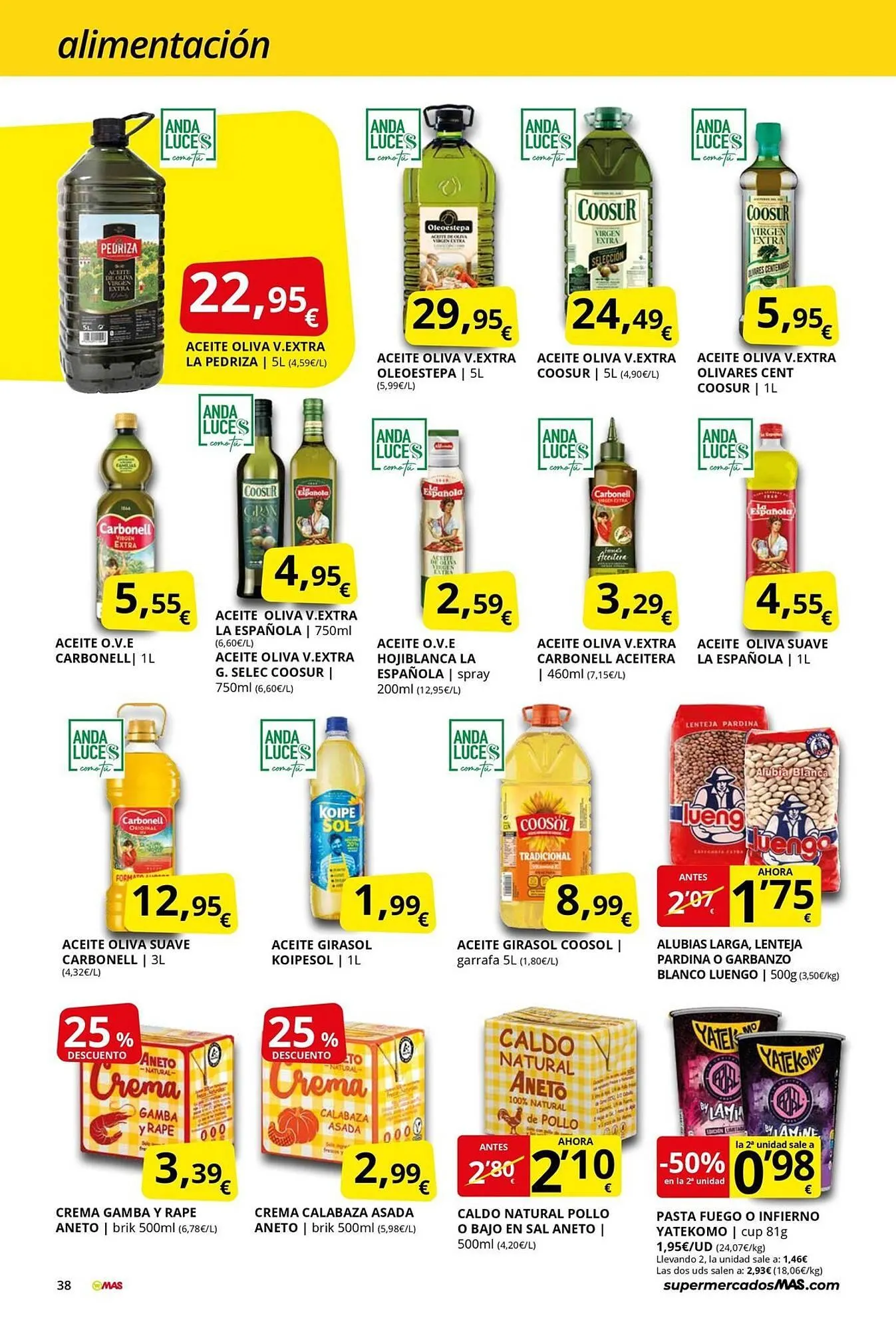 Catálogo de Folleto Supermercados MAS 31 de octubre al 30 de noviembre 2025 - Página 38