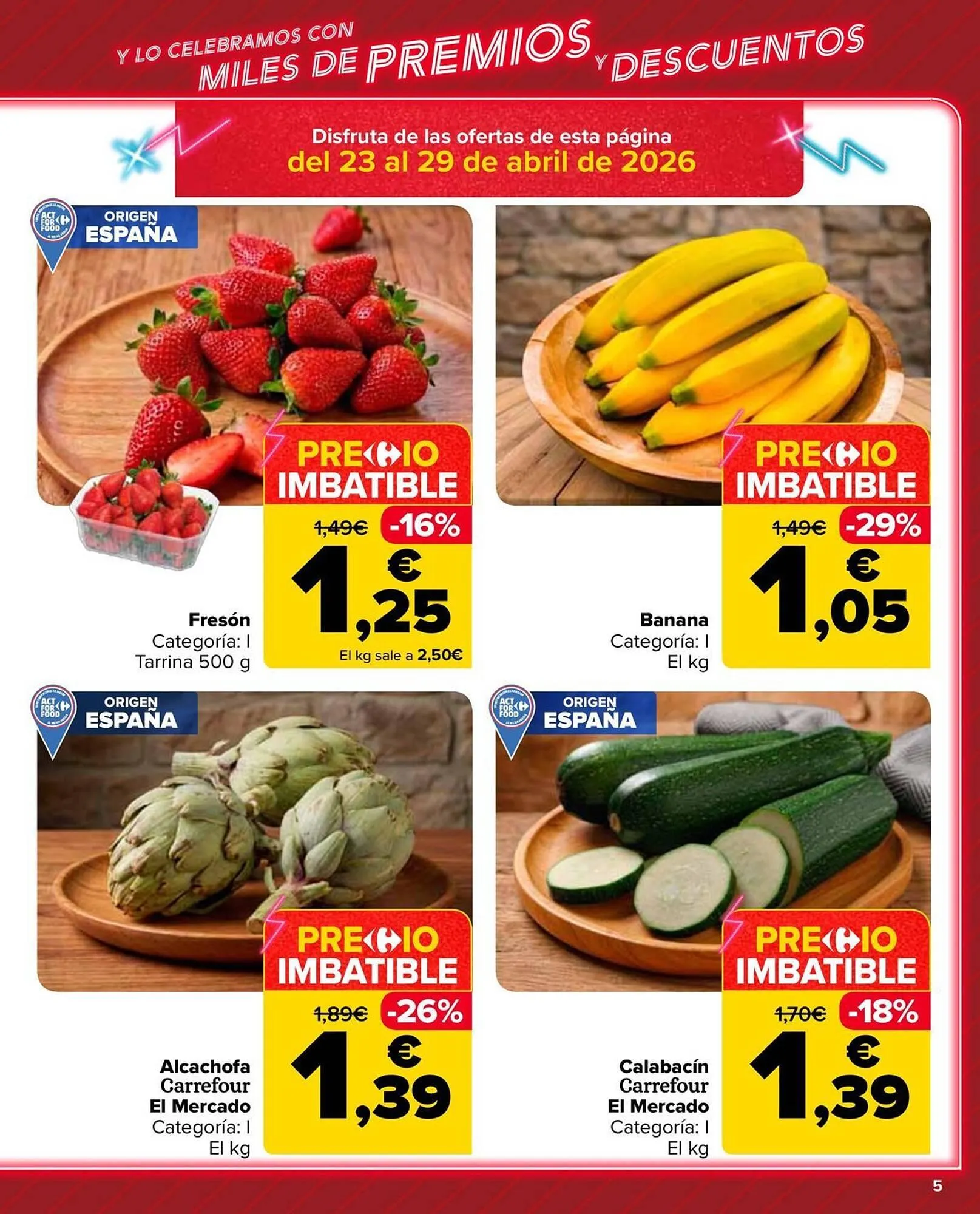 Catálogo de Folleto Carrefour Market 23 de abril al 11 de mayo 2026 - Página 5