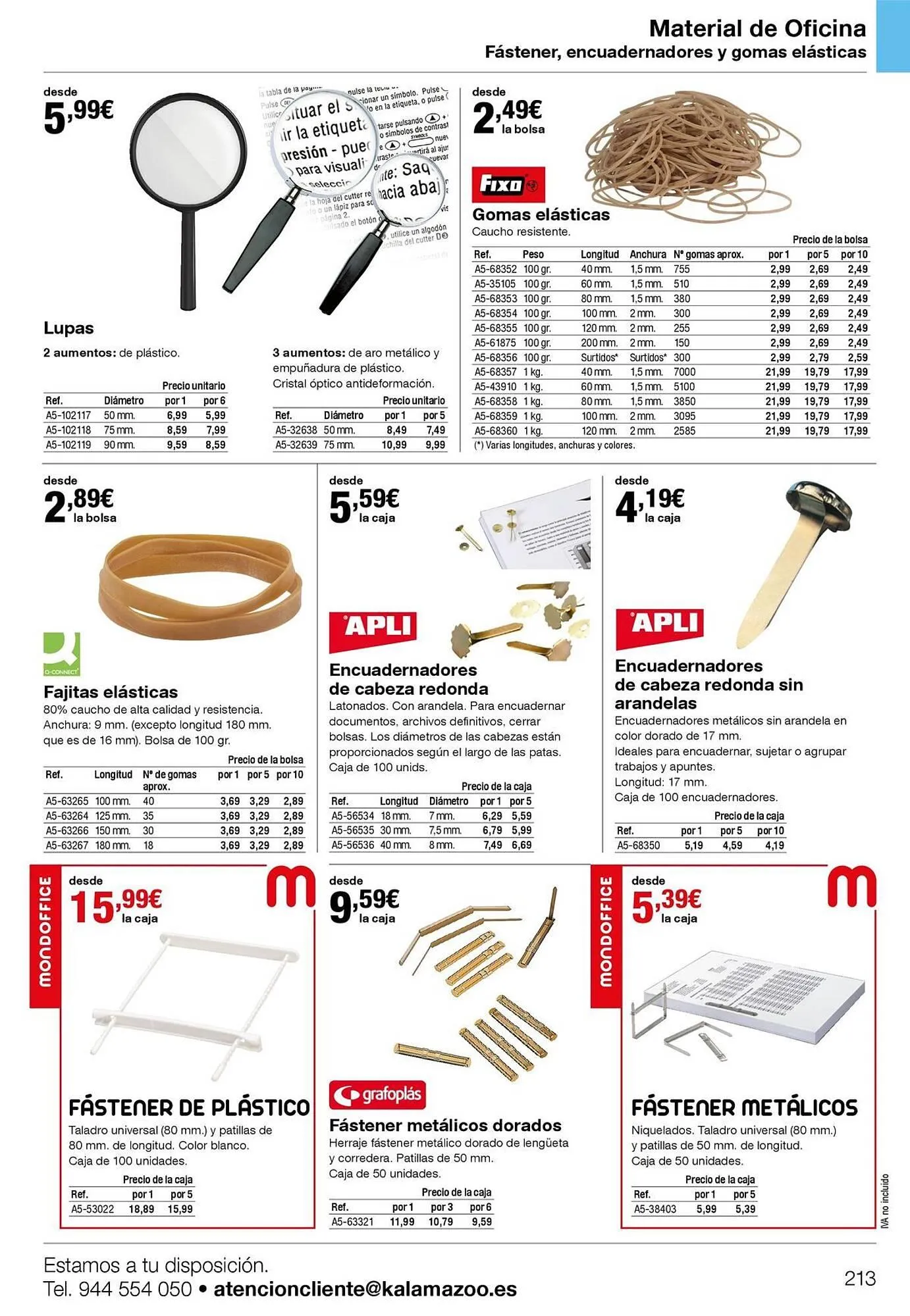 Catálogo de Folleto Staples Kalamazoo 19 de enero al 31 de diciembre 2026 - Página 213