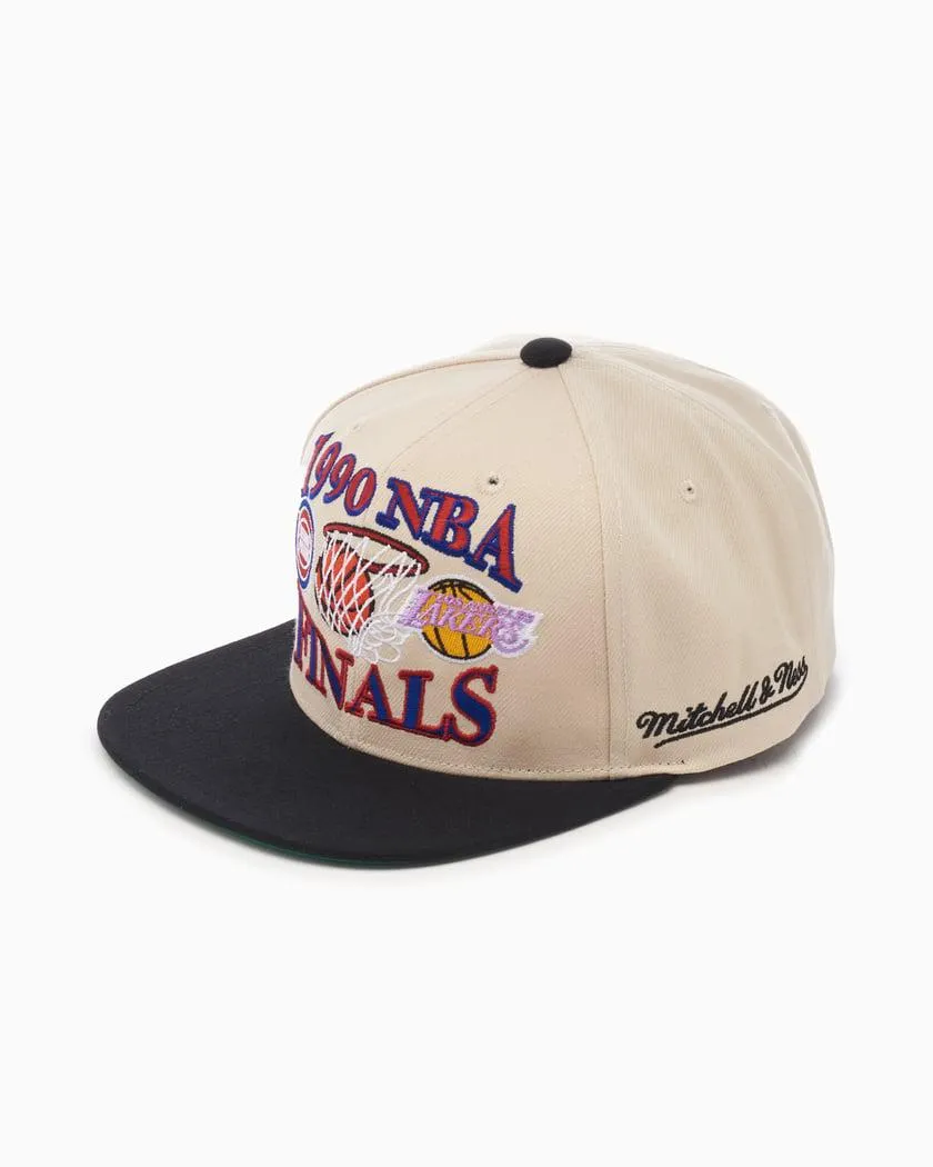 Mitchell & Ness NBA Finals Remix Lakers vs. Pistons Unisex Snapback Cap
