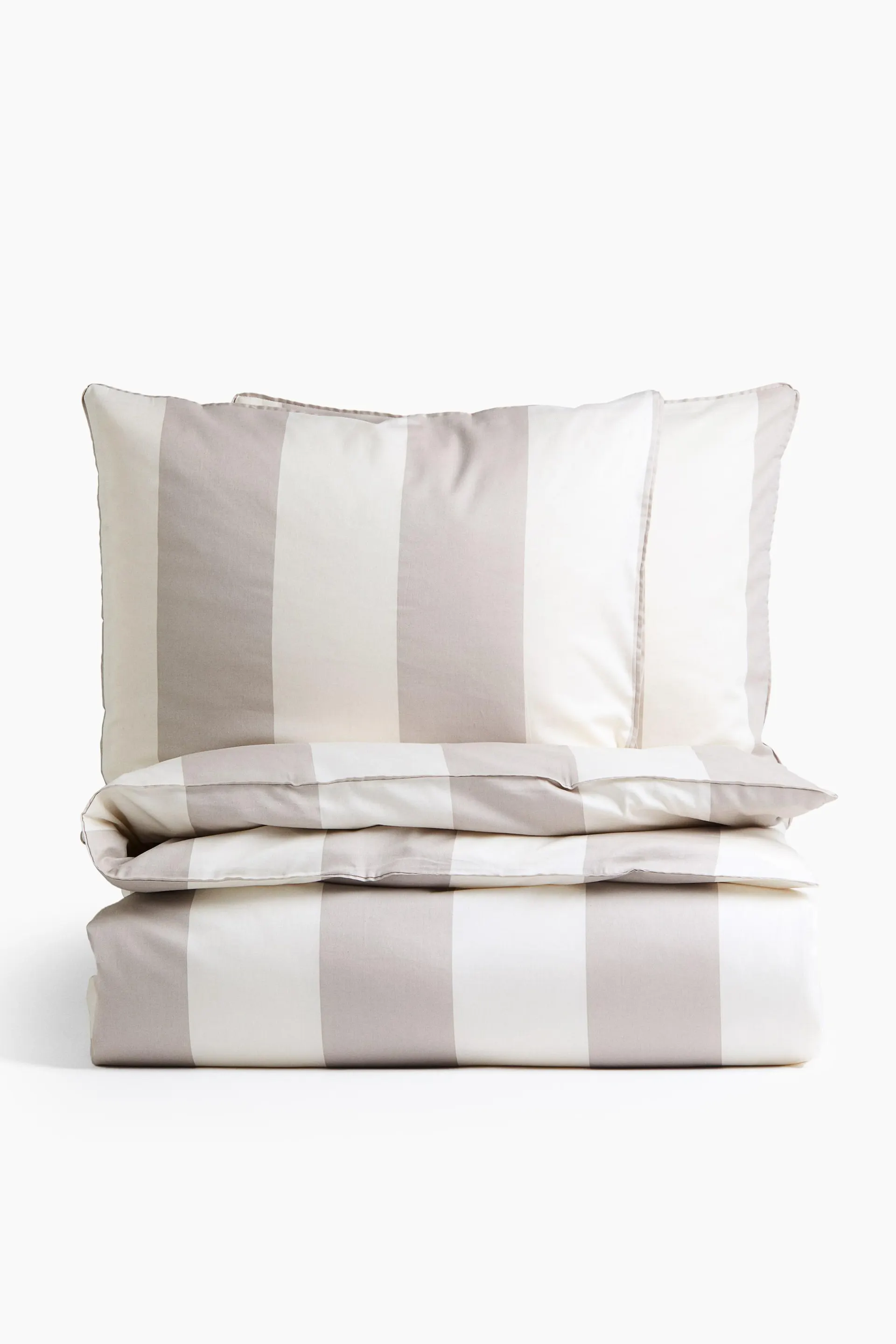 Set de funda nórdica doble en satén de algodón