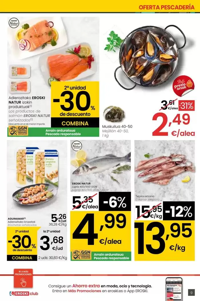 Catálogo de AUKERA OFERTA EROSKI CENTER 15 de mayo al 28 de mayo 2025 - Página 9