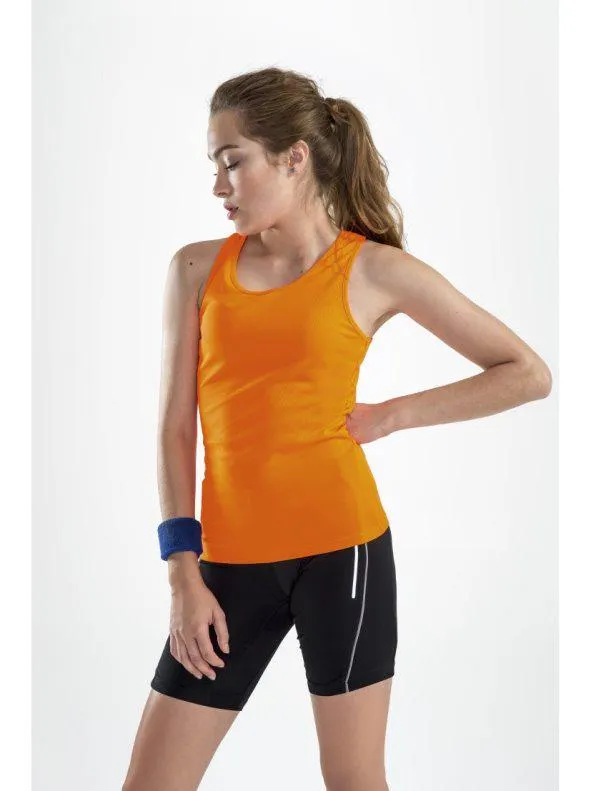 Pack de 2 sporty tt camiseta de tirantes de deporte de mujer