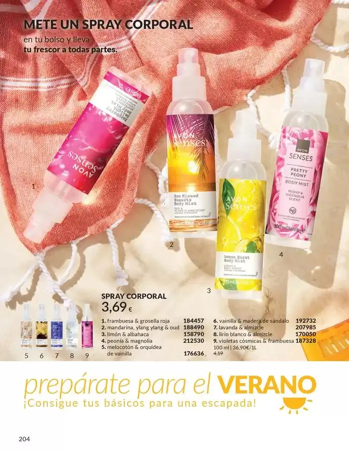 Catálogo de Catálogo AVON Mayo 2 de mayo al 31 de mayo 2025 - Página 204