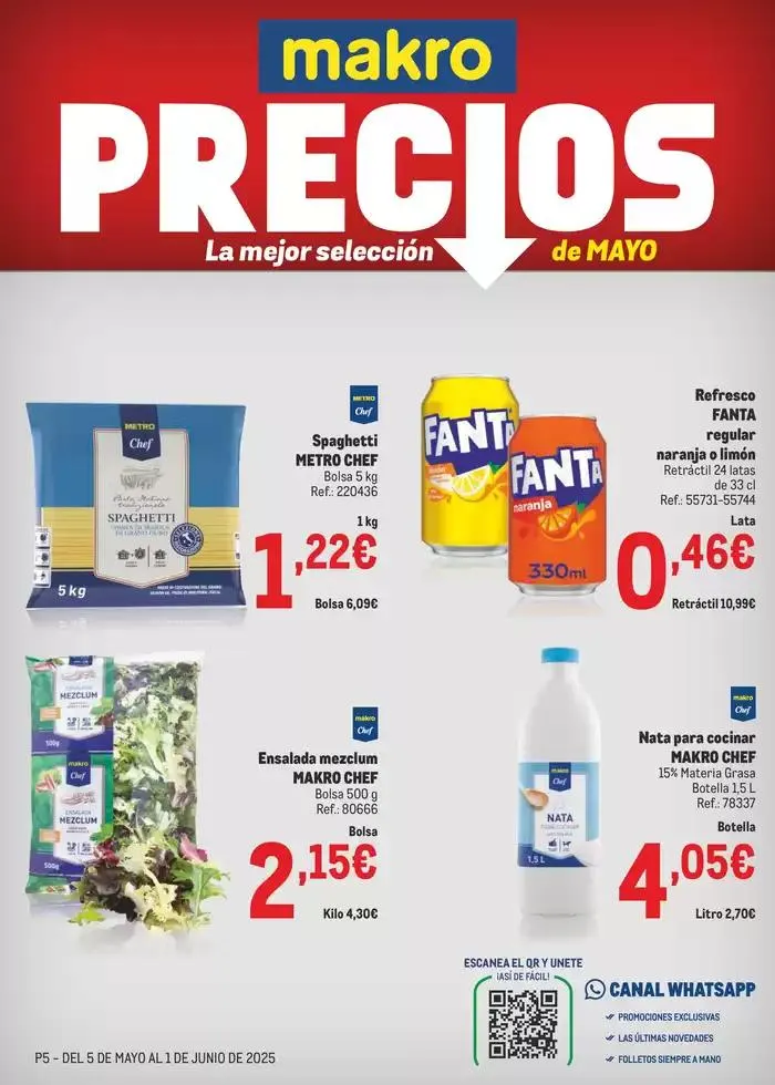 Catálogo de Makro Precios Cataluña 15 de mayo al 1 de junio 2025 - Página 1