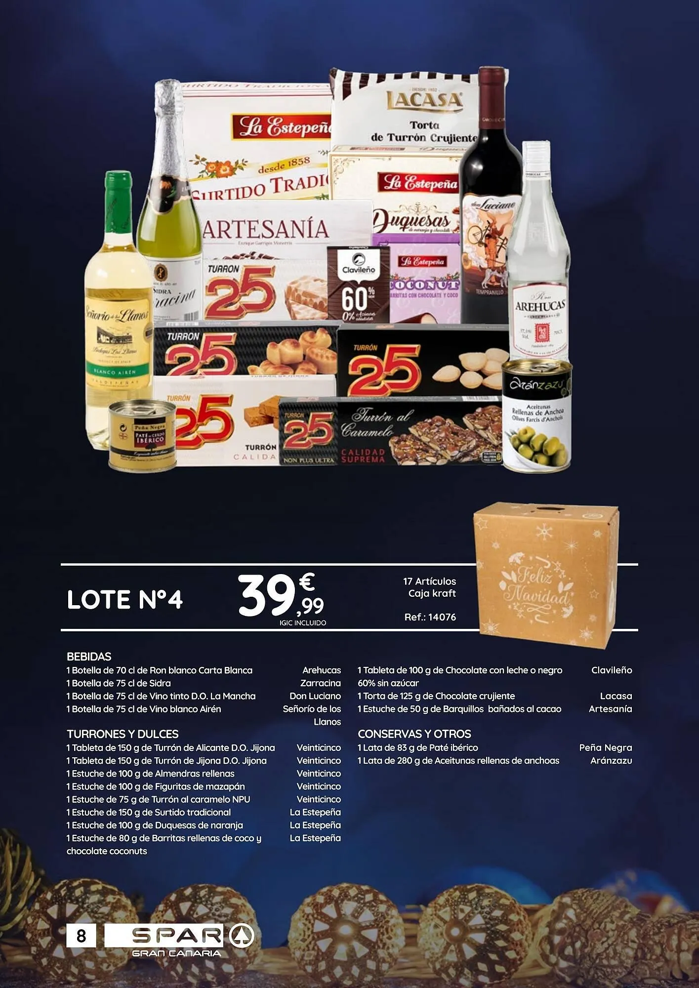 Catálogo de Folleto SPAR Gran Canaria 31 de octubre al 24 de diciembre 2024 - Página 8