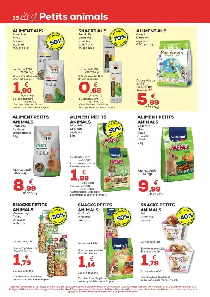 Catálogo de Descobreix un univers infinit per a tots els animals 27 de marzo al 23 de abril 2025 - Página 16