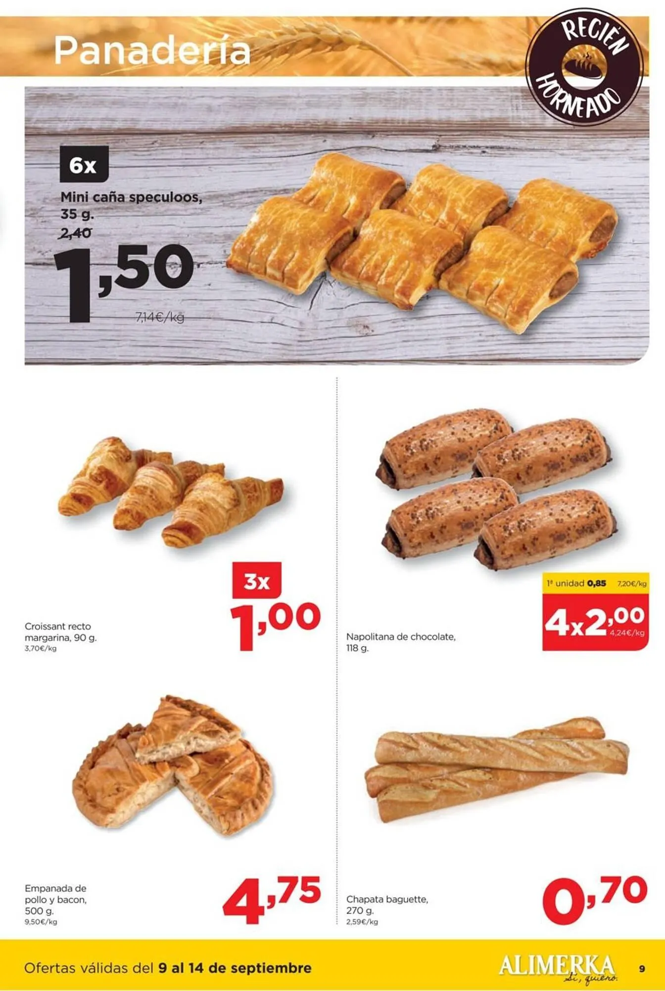 Catálogo de Folleto Alimerka 9 de septiembre al 14 de septiembre 2025 - Página 9
