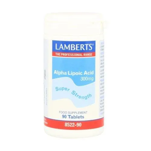 Ácido Alfa Lipoico 300 mg, ALA o Ácido Tióctico – Lamberts