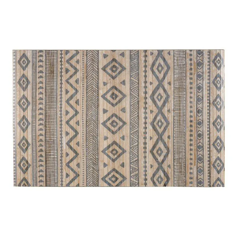 Alfombra BAMBOO COOL Etnic Blanco-Gris 80X150