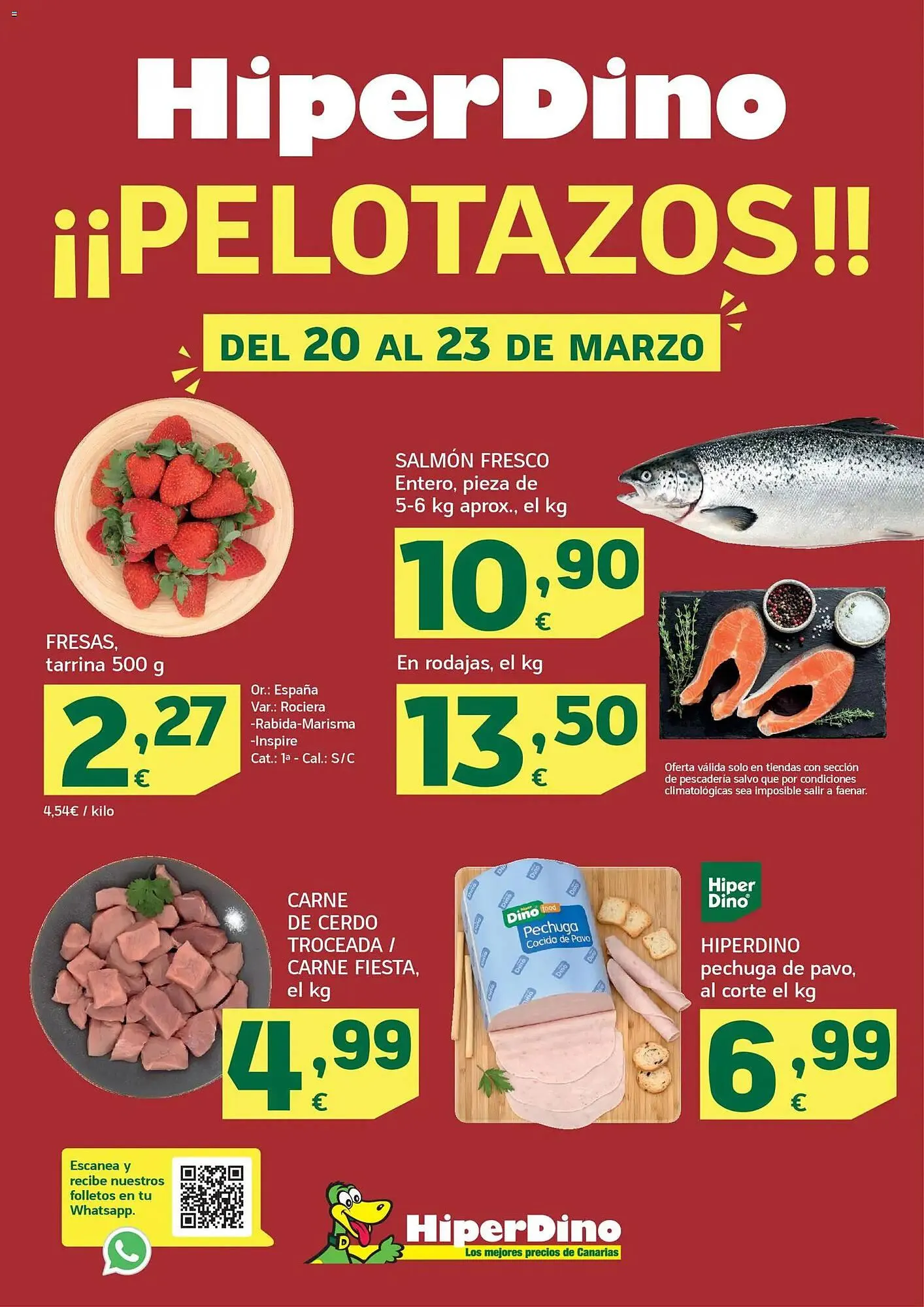 Catálogo de Folleto HiperDino 20 de marzo al 23 de marzo 2026 - Página 1