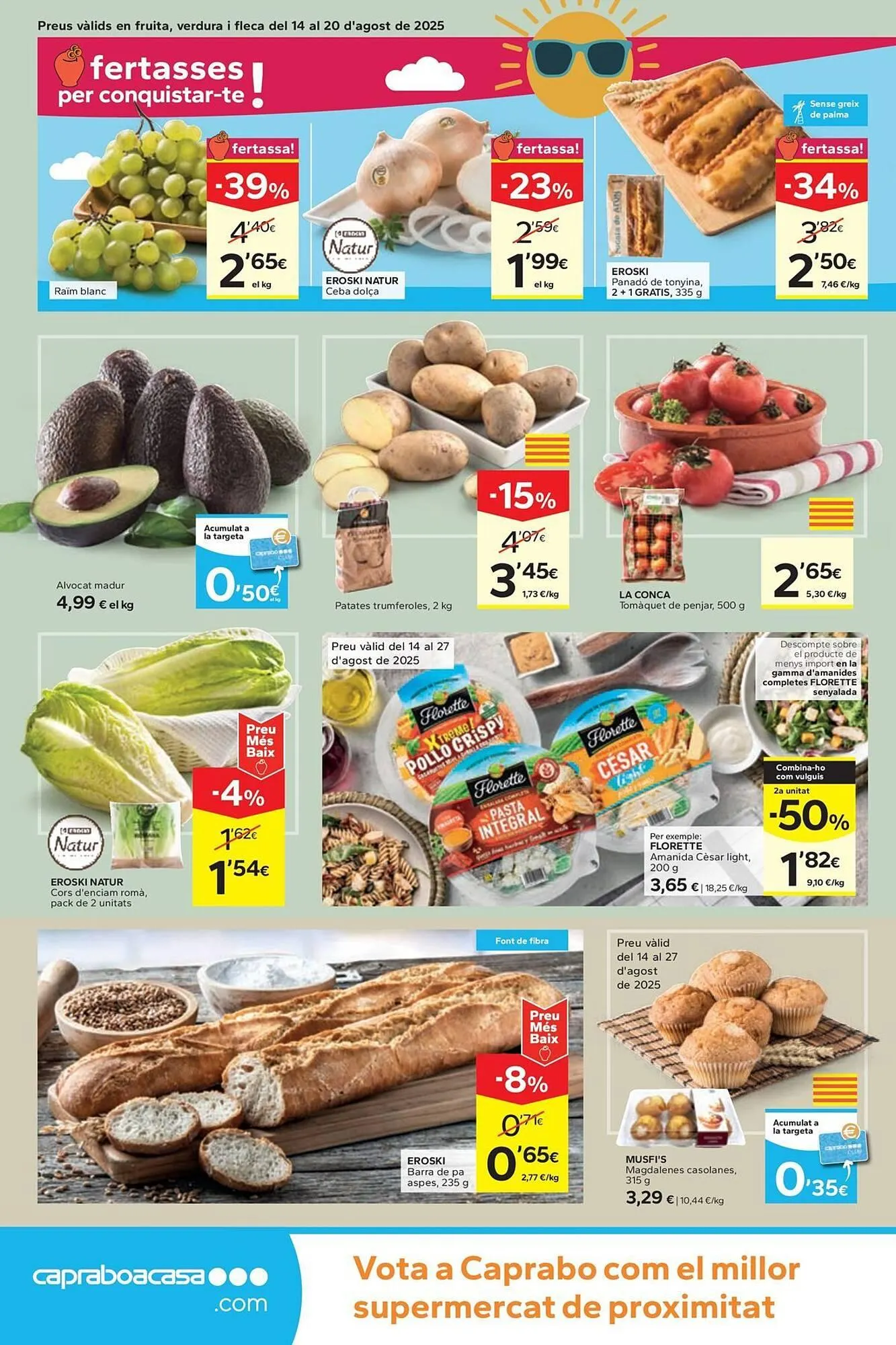 Catálogo de Folleto Caprabo 14 de agosto al 27 de agosto 2025 - Página 4