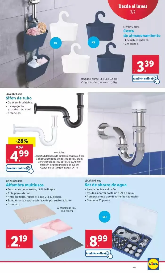 Catálogo de BAZAR versions: ¡Bazar Lidl! - Ofertas válidas del 03/02 al 09/02 3 de febrero al 9 de febrero 2025 - Página 7