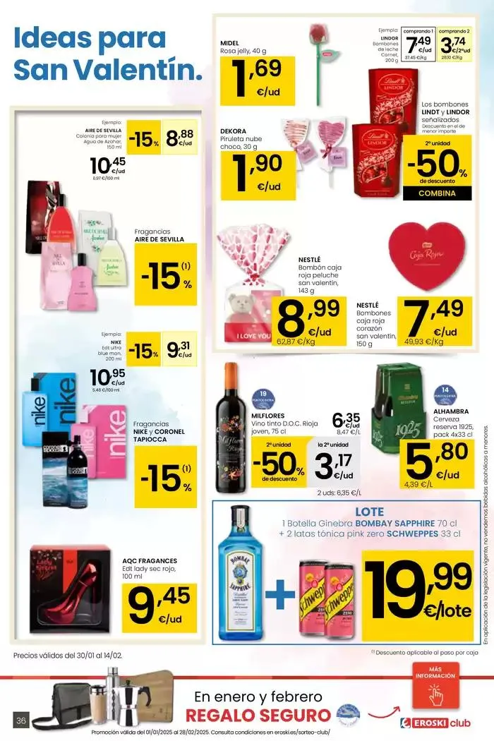 Catálogo de Más de 2000 productos, SIEMPRE A BUEN PRECIO HIPERMERCADOS EROSKI 30 de enero al 11 de febrero 2025 - Página 36