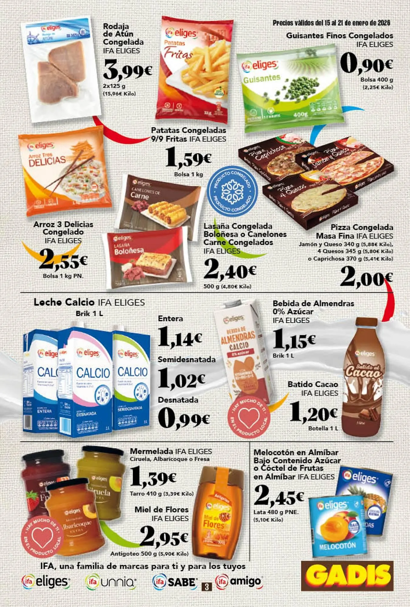 Catálogo de Folleto Gadis 15 de enero al 21 de enero 2026 - Página 3