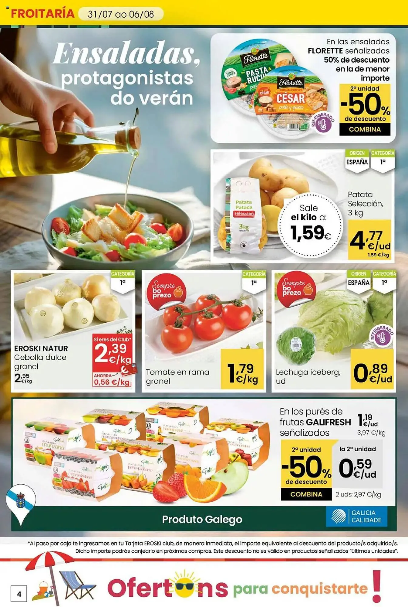 Catálogo de Folleto Eroski 31 de julio al 12 de agosto 2025 - Página 4