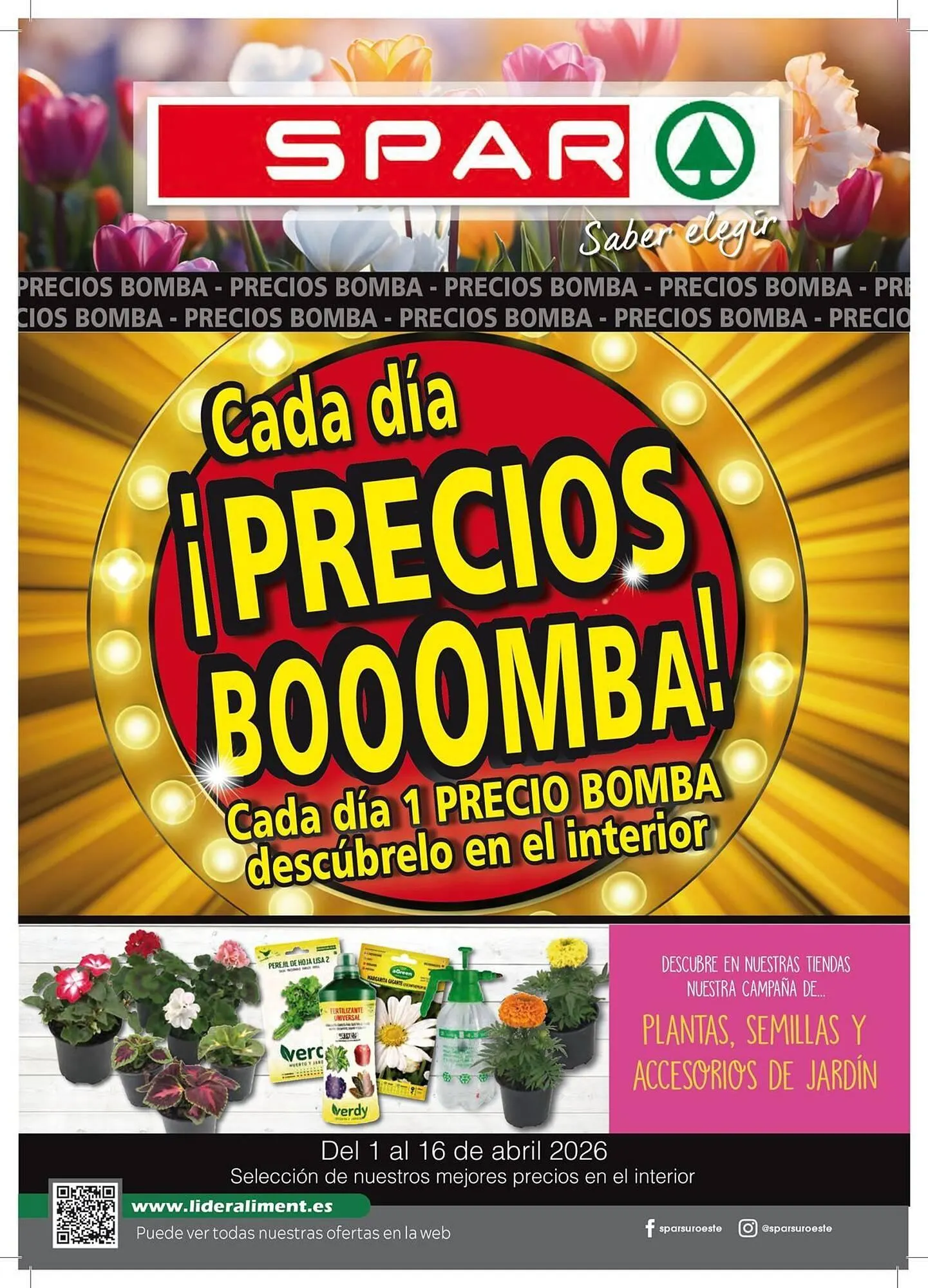 Catálogo de Folleto SPAR 1 de abril al 16 de abril 2026 - Página 1