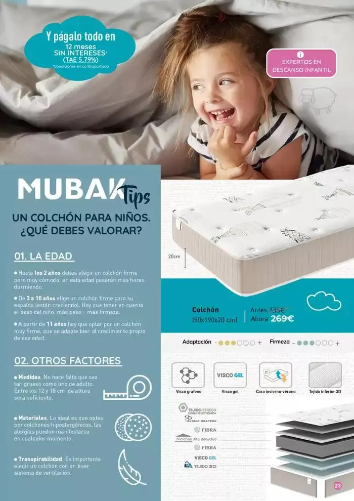 Catálogo de Sofás y Descanso Mubak: ¡Ni tan mal! 2 de abril al 30 de junio 2025 - Página 23