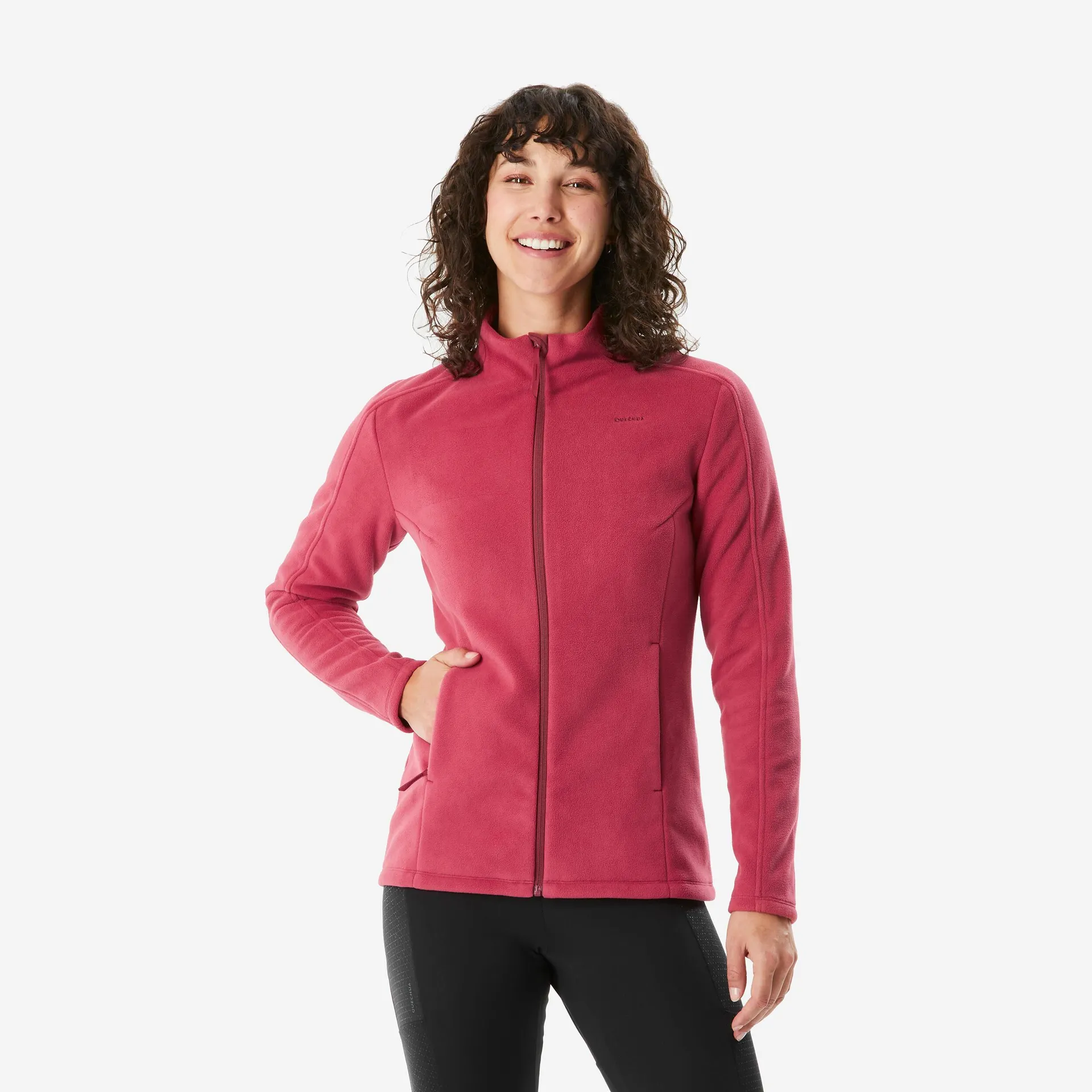 Chaqueta polar de montaña y trekking Mujer Quechua MH500