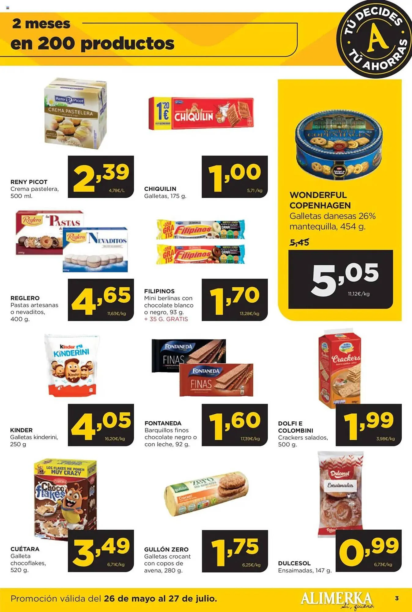 Catálogo de Folleto Alimerka 26 de mayo al 27 de julio 2025 - Página 3