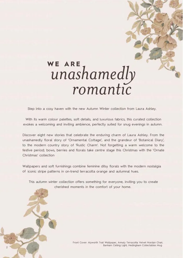 Catálogo de Catálogo Laura Ashley 12 de septiembre al 28 de febrero 2025 - Página 2